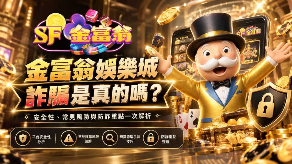 金富翁娛樂城詐騙是真的嗎？安全性、常見風險與防詐重點一次解析