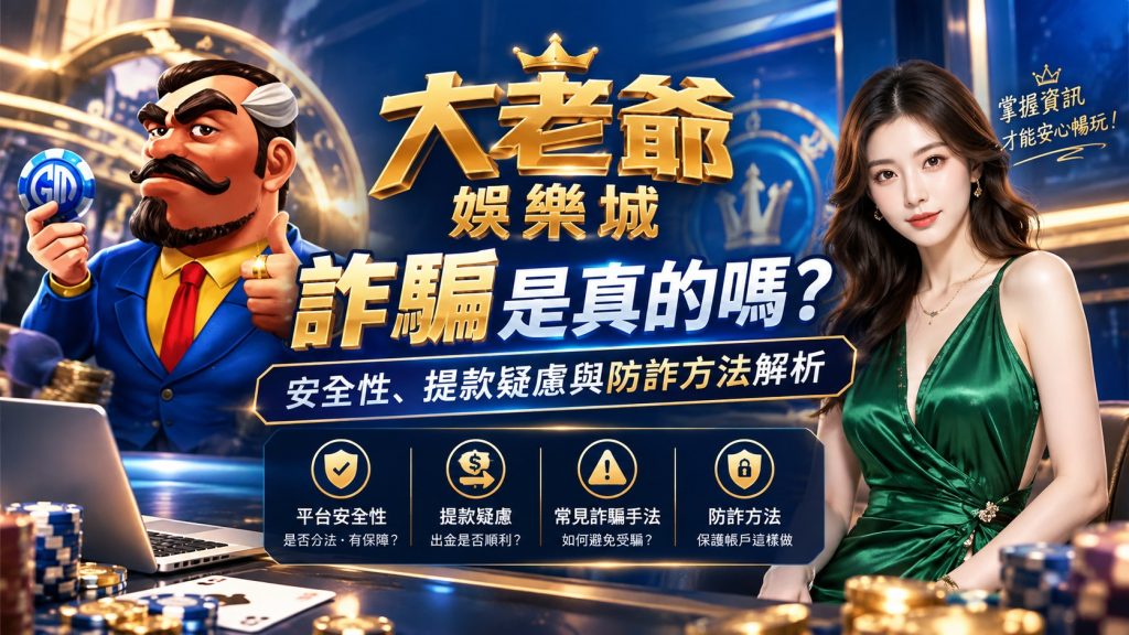 大老爺娛樂城防詐指南